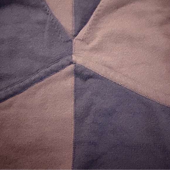 Princess Polly Purple Colorblock Knit Crop Top - Size 4 - Picture 5 of 5